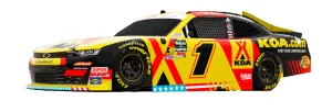 KOA will be a primary partner for one race with Connor Zilisch and the No. 1 Chevrolet and will support other JRM Chevrolets as a full season associate partner. 