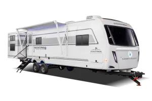 The Freedom Express features new exterior graphics.