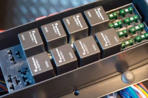 Inside the relay are eight fuses that protect the system and provide clean power to the accessories.
