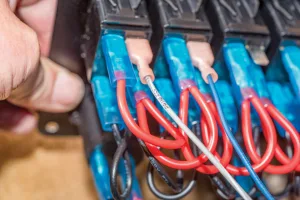 Wiring into the back of the Painless Rocker Switch is simple and clean. 