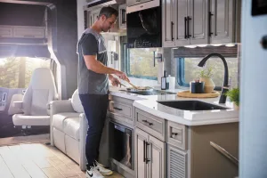 Newmar Summit Aire 4505 galley