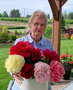 Carol Adelman has received the American Peony Society’s Best of Show award 11 times.