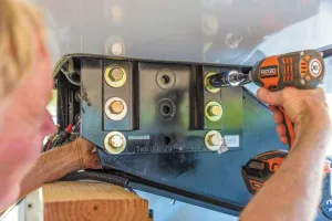 The bolts were reinstalled.