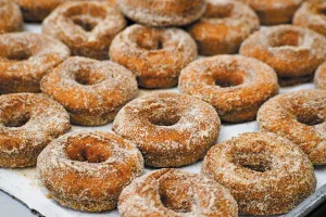 The farm is known for its apple cider doughnuts.