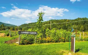 A community garden can help you keep your green thumb if you’ll be camped in an area for an extended time.