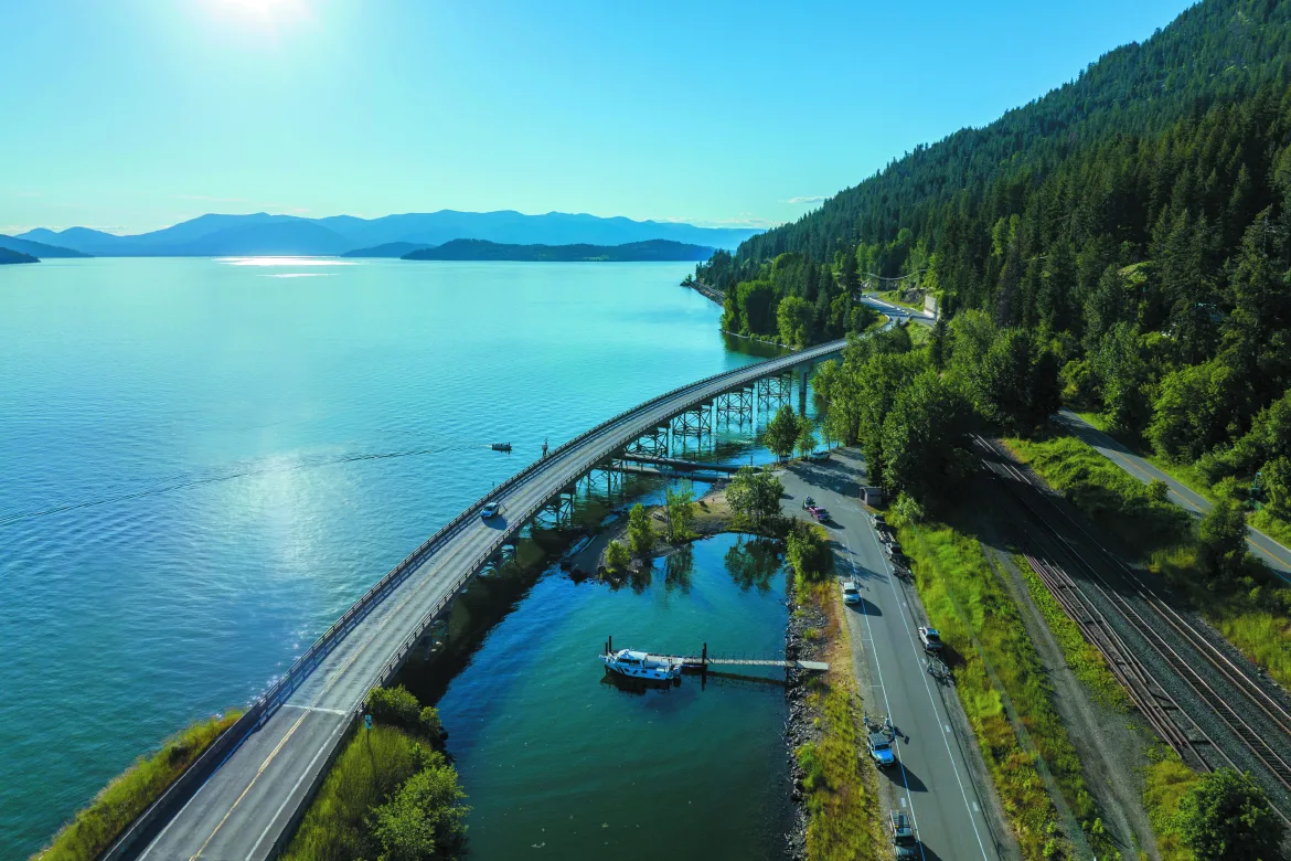Crisscrossing the Idaho Panhandle
